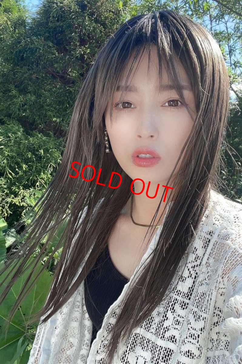 画像6: wideskinフェイスレイヤーカットロング【根元黒染め×フォギーグレージュ】  (6)