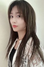 画像2: wideskinフェイスレイヤーカットロング【根元黒染め×フォギーグレージュ】  (2)
