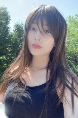 画像9: wideskinフェイスレイヤーカットロング【根元黒染め×マロンブラウン】  (9)