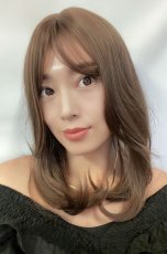 画像9: 【SALE】Ｉ型レース✰ダブルバングS字カールミディ【フォギーグレージュ】 (9)