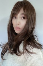 画像3: 幅広I型つむじ☆angelicワンカールセミロング【ショコラブラウン】 (3)