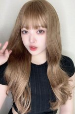 画像6: 【SALE】I型つむじ☆ヨシンモリヘア【ミルクティーベージュ】　 (6)