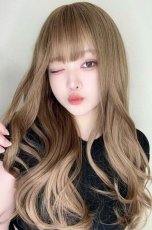 画像3: 【SALE】I型つむじ☆ヨシンモリヘア【ミルクティーベージュ】　 (3)