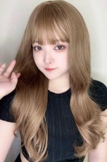 画像4: 【SALE】I型つむじ☆ヨシンモリヘア【ミルクティーベージュ】　 (4)