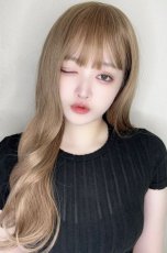 画像9: 【SALE】I型つむじ☆ヨシンモリヘア【ミルクティーベージュ】　 (9)