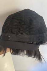 画像25: front ＆つむじlace wigセンターパートミニマムショート【ナチュラルブラック】 (25)