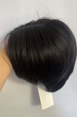 画像27: front ＆つむじlace wigセンターパートミニマムショート【ナチュラルブラック】 (27)