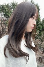 画像10: 幅広I型つむじ☆angelicワンカールセミロング【根元黒mix×マロンブラウン】 (10)