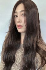 画像8: front ＆つむじlace wigニュアンスウェーブロング【ロゼブラウン】 (8)