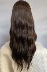 画像13: front ＆つむじlace wigニュアンスウェーブロング【ロゼブラウン】 (13)