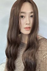 画像10: front ＆つむじlace wigニュアンスウェーブロング【シアービターブラウン】 (10)