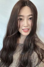 画像9: front ＆つむじlace wigニュアンスウェーブロング【ロゼブラウン】 (9)