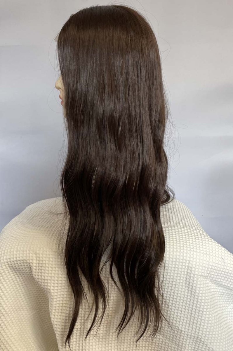 画像12: front ＆つむじlace wigニュアンスウェーブロング【ロゼブラウン】 (12)