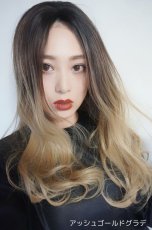 画像10: front lace wig☆ジェンダーレスウェーブロング【5Colors】 (10)