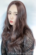 画像2: front lace wig☆ジェンダーレスウェーブロング【5Colors】 (2)