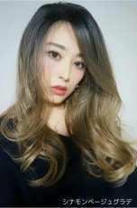 画像9: front lace wig☆ジェンダーレスウェーブロング【5Colors】 (9)