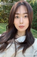 画像1: front ＆つむじＩlace wigフェザーバングオーラレイヤー 【2Colors】 (1)