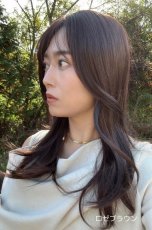 画像8: front ＆つむじＩlace wigフェザーバングオーラレイヤー 【2Colors】 (8)