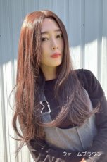 画像22: front ＆つむじＩlace wigエフォートレスレイヤーロング 【2Colors】 (22)