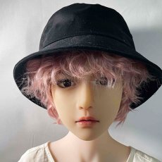 画像10: 韓国風波巻きツイスパウルフショート【pink】 (10)