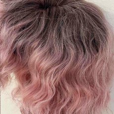 画像8: 韓国風波巻きツイスパウルフショート【pink】 (8)
