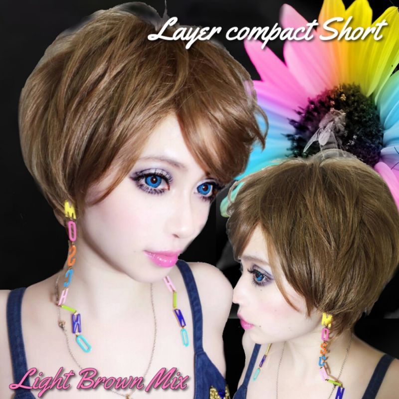 ショートwigも自然 ショートスタイルも当店にsugarcranzにお任せ ショートwigも自然 ショートスタイルも当店にsugarcranzにお任せ