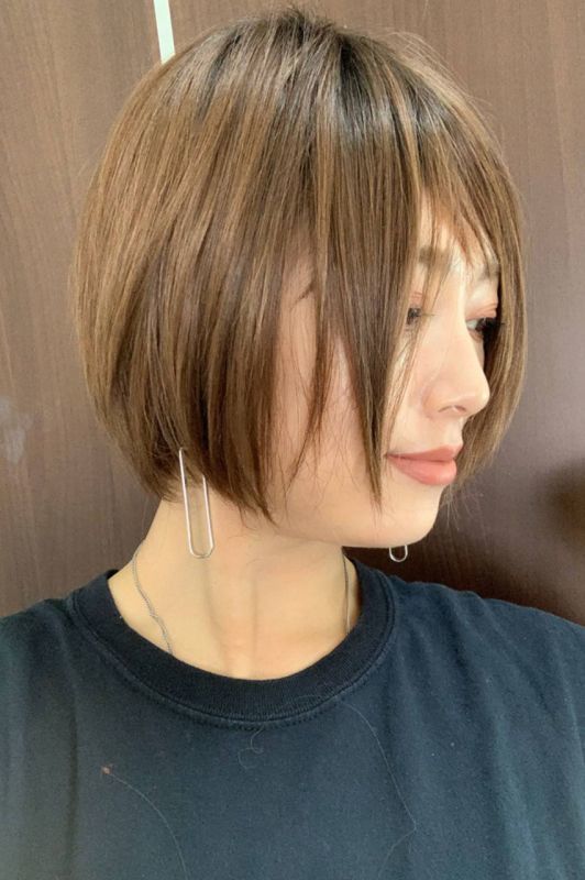 ショートwigも自然 ショートスタイルも当店にsugarcranzにお任せ