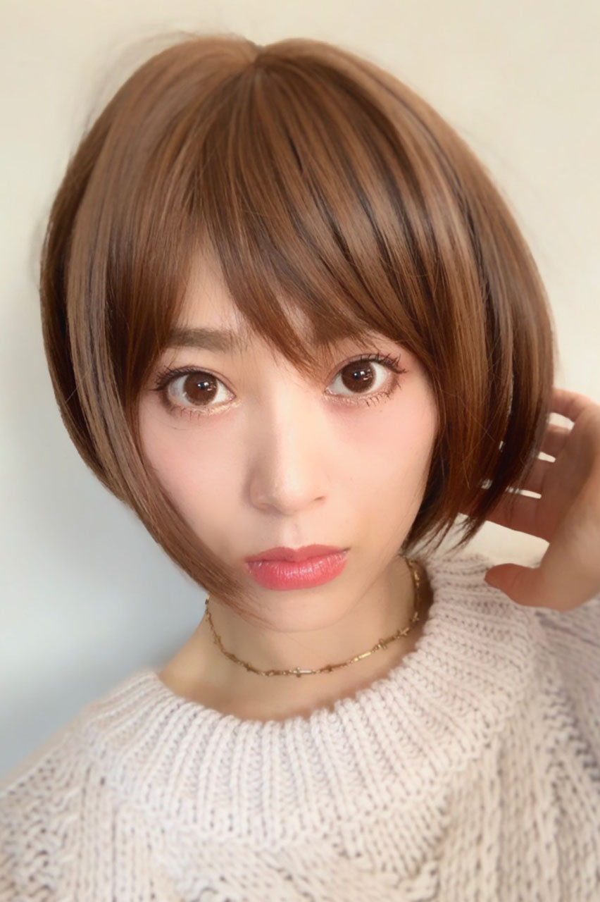 早い者勝ち ウィッグ チョコレートブラウン ショートボブ さらさら ネット付 最大60 Offクーポン
