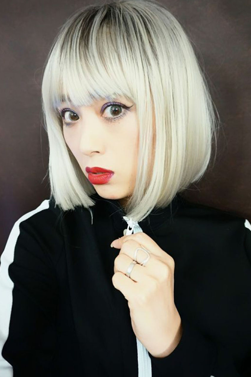切りっぱなしボブスタイルヘアならウィッグ通販店sugarcranzで