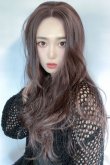 画像16: front lace wig☆ジェンダーレスウェーブロング【ナチュラルチェリーブラック】 (16)