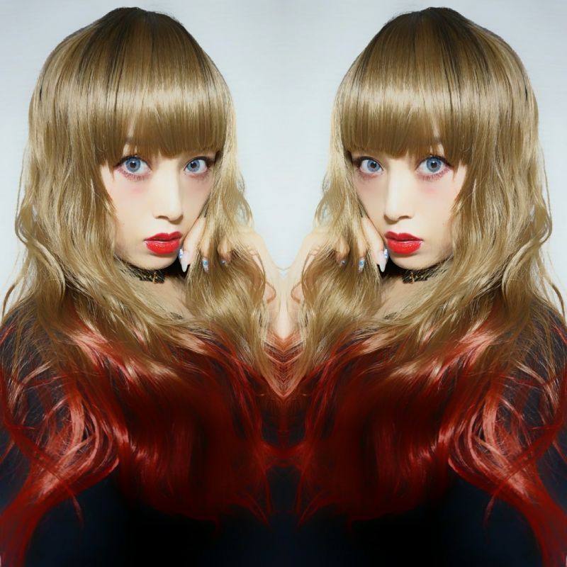 本革 染色 ヘアゴム ✯ ブルックリン グラデーション 本革 染色 ヘアゴム ✯ ブルックリン グラデーション 藍染め